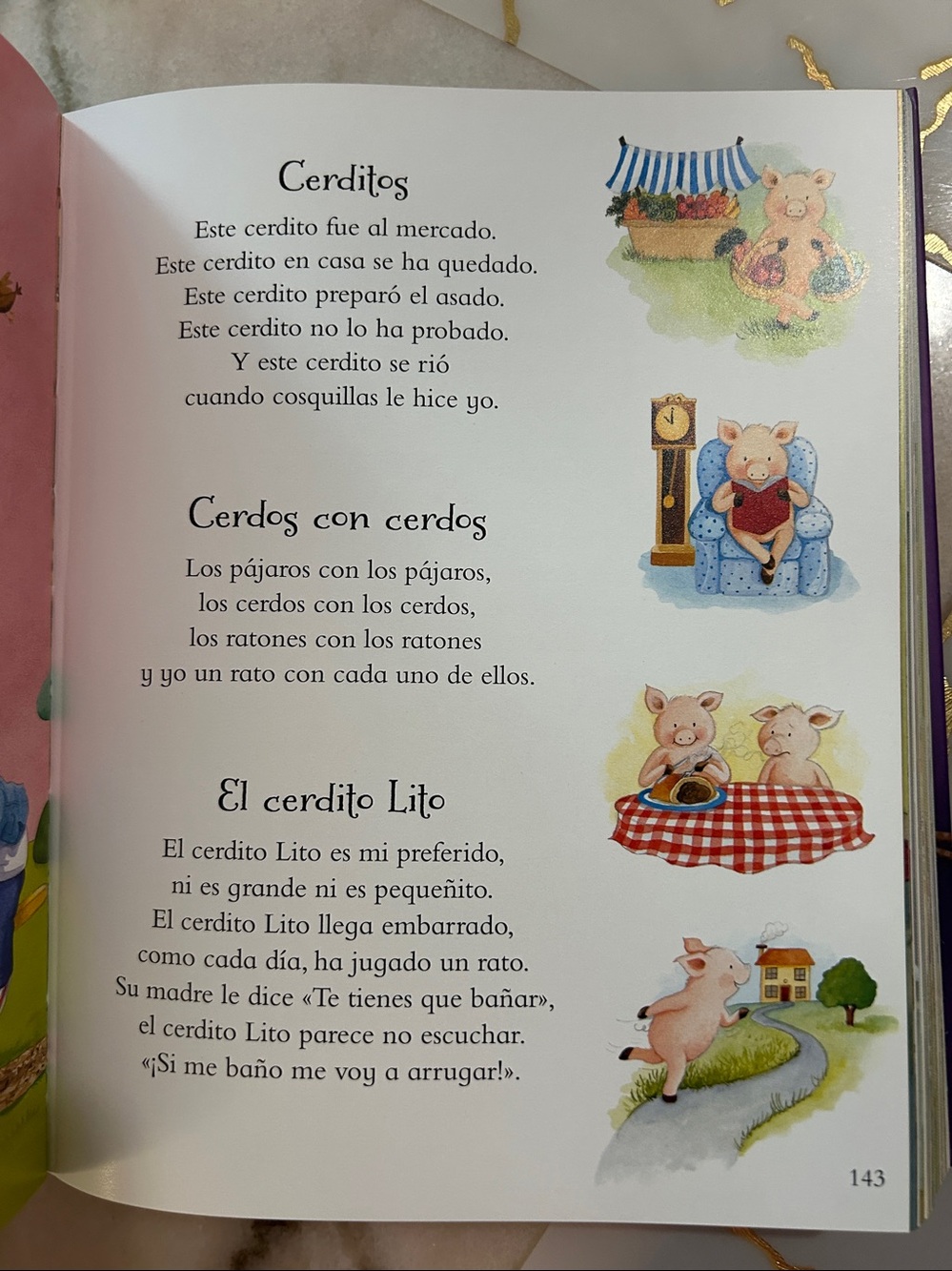 365 cuentos y rimas para la hora de dormir -Children’s Spanish Book Hardcover - Picture 10 of 16